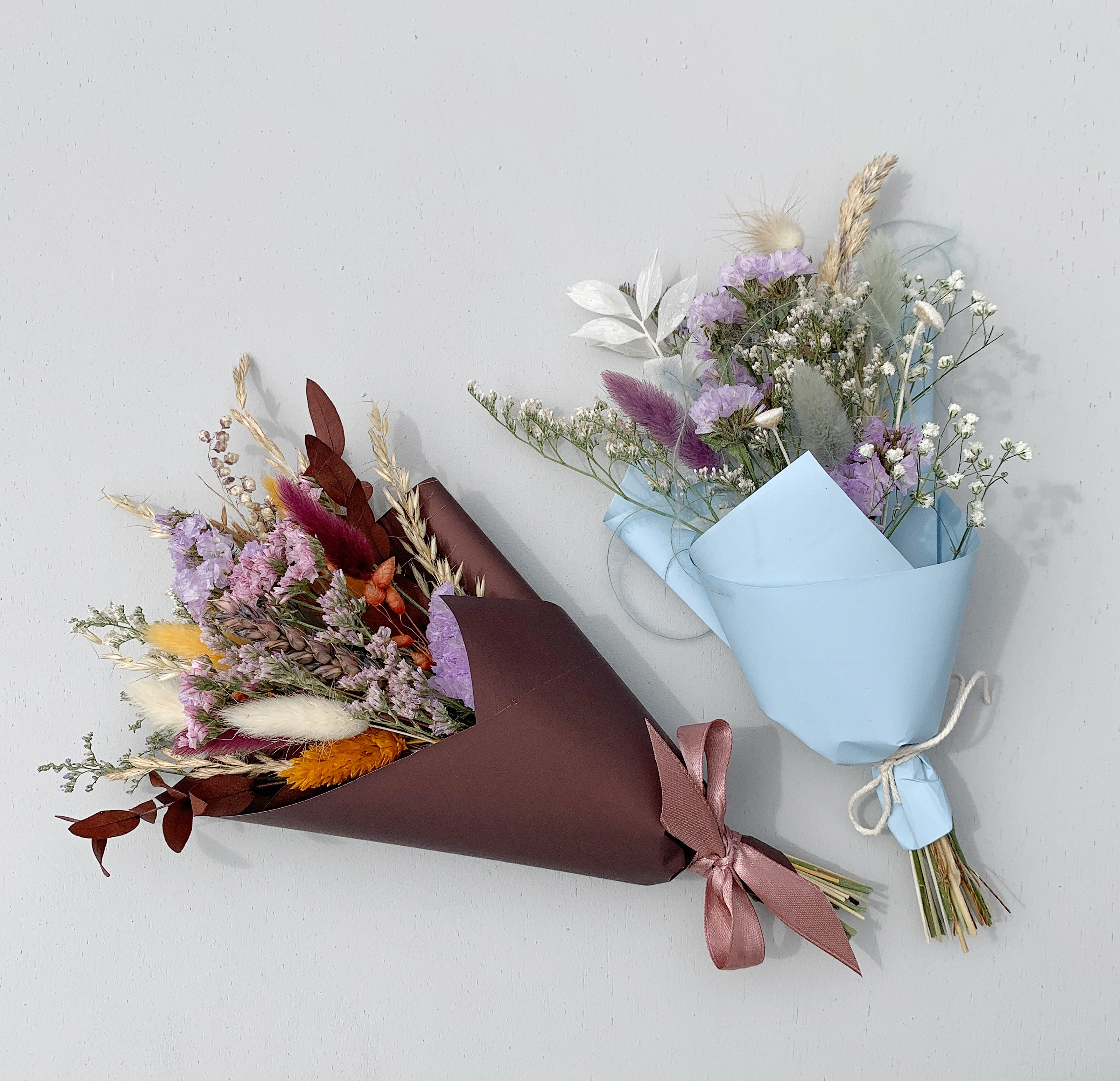 1 Pcs Mini Dried Flower Bouquet, Bridesmaid Proposal Flower Girl