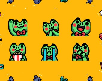 Frog Emotes Pack