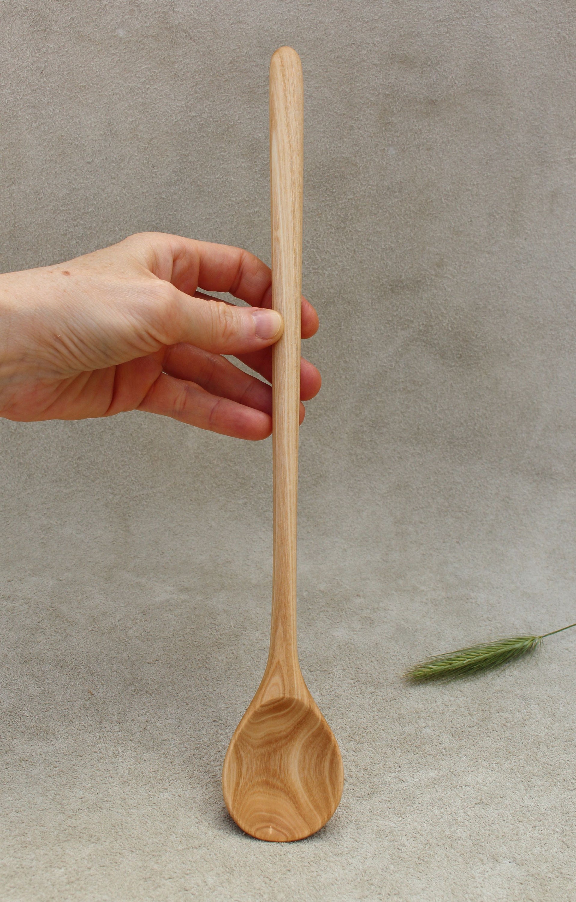 Long handle wooden cooking spoons set handmade in olive wood. Etsy