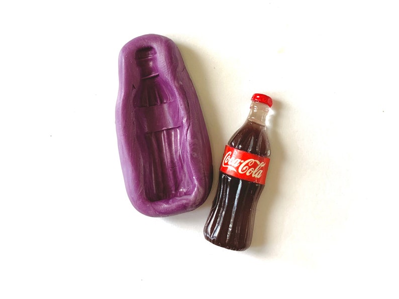 Glass pop bottle mold Cocacola bottle mold Silicone mold Etsy
