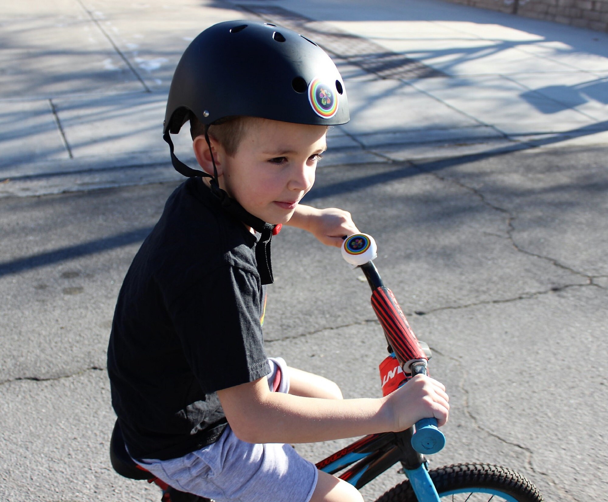 Dayjay Rainbow Beach Flower Bike Bell for Kids Loud Etsy