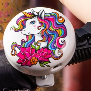 DayJay | Unicorn Pony Bicycle Bell for Kids image 2