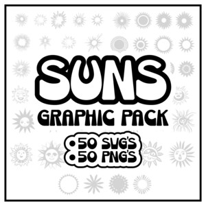 Sun SVG, File For Cricut, For Silhouette, PNG, Sunshine PNG
