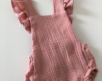 ready to ship monkey ruffle romper ruffle bum romper Baby ruffle romper baby girl romper OOAK summer suit flutter sleeve romper