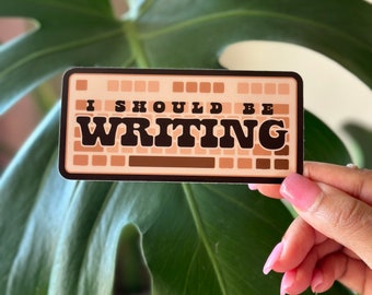 I should be writing sticker