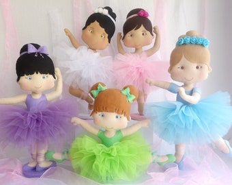 bailarinas de fieltro