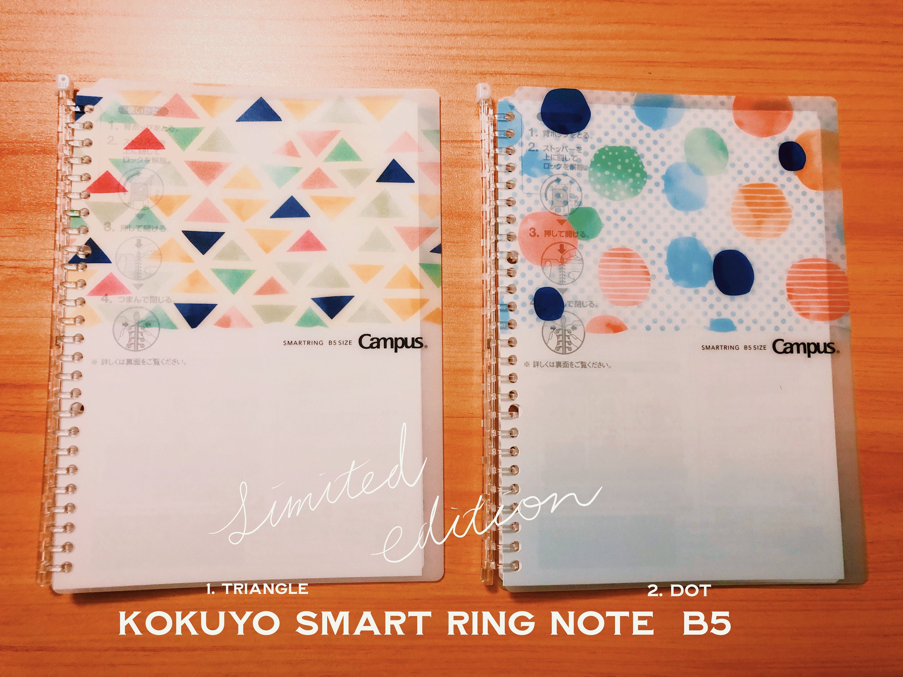 KOKUYO smart Ring Binder Notebook B5 Limited Edition 26 Loch Etsy.de