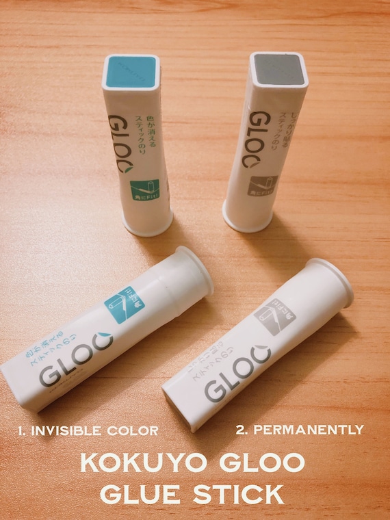 KOKUYO GLOO Glue Stick / Archival / Acid Free / Japanese Stationery /  Permanent / Craft Supply / Scrap Booking / Dest Accessories 