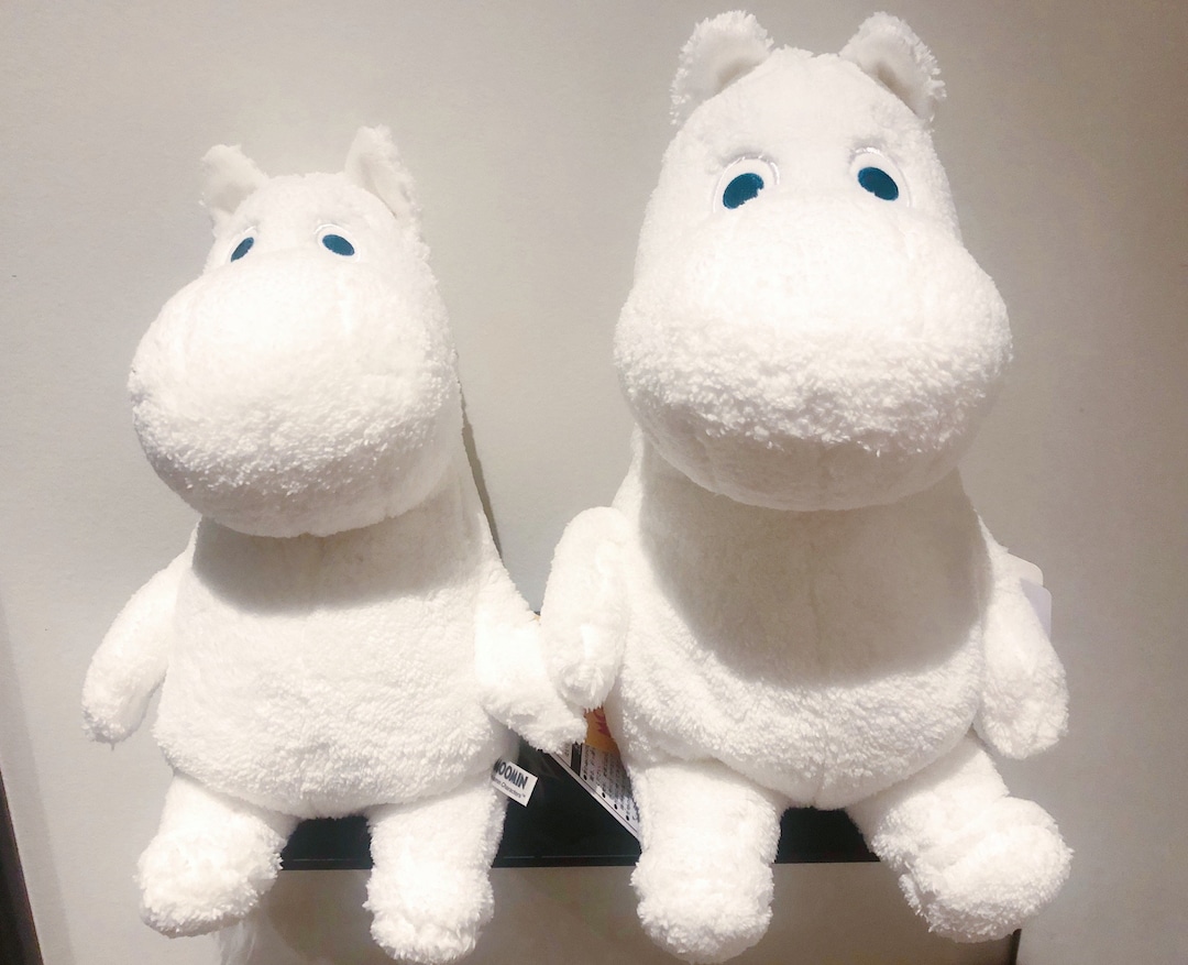 Sekiguchi Moomin Plush Fluffy Soft Stuffed Animal 3 Sizes Japan