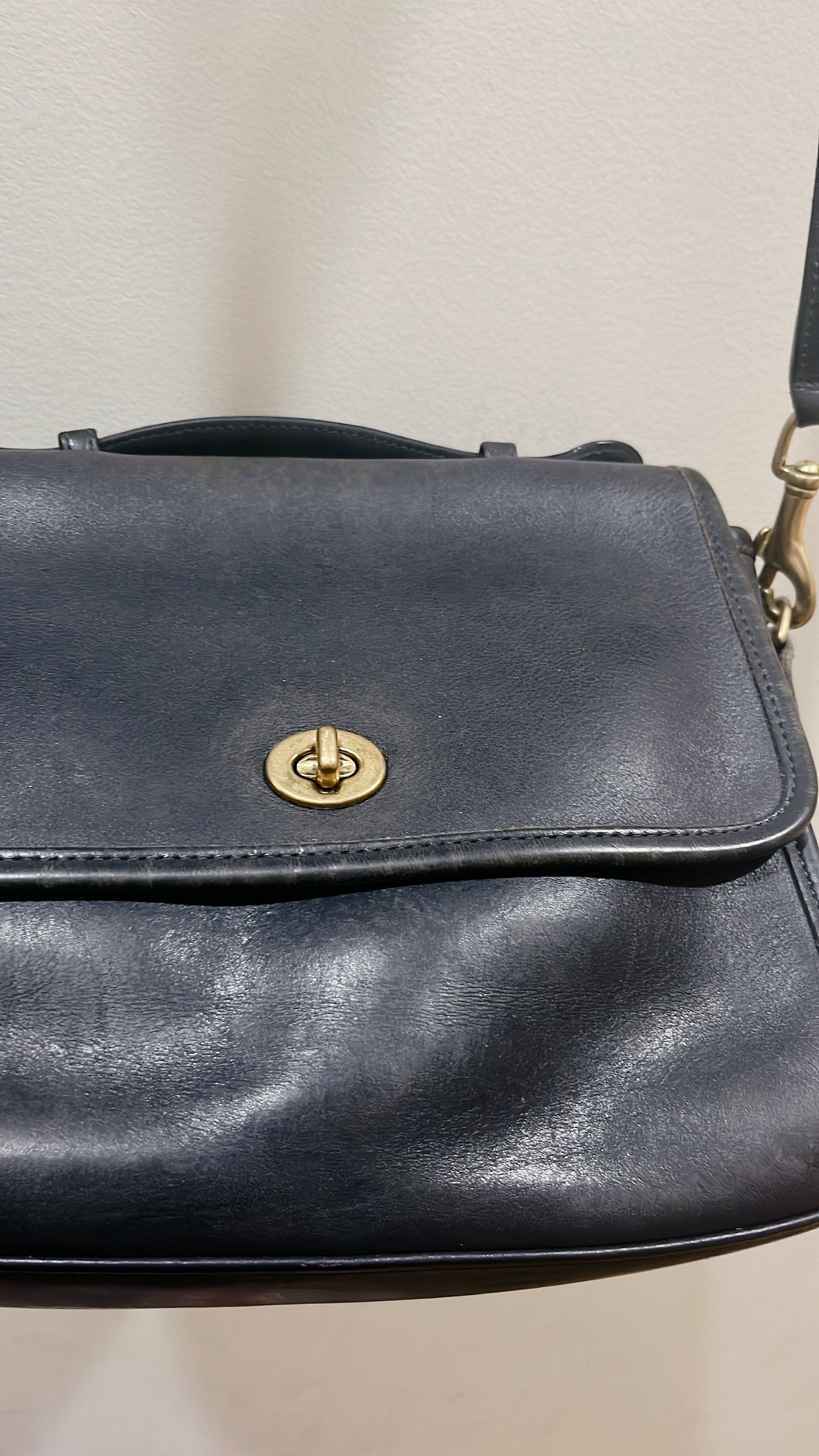 Vintage Coach Shoulder Bag Small Black Leather Purse With Vintage Coach Shoulder Bag Small Black Leather Purse With