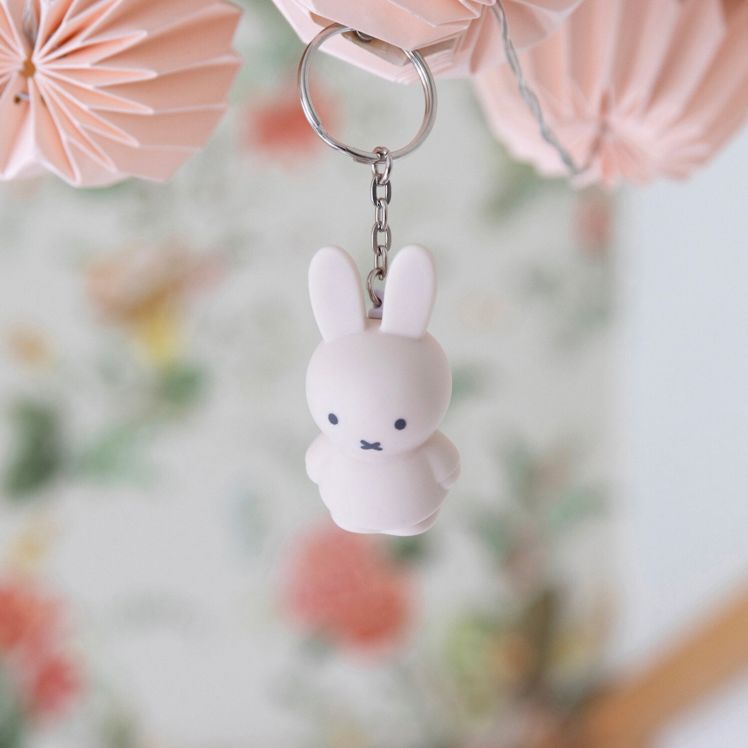 yolkcakescrafts Miffy Bunny Handmade Keychain Beaded Bag Charm | Customizable Bag Charm