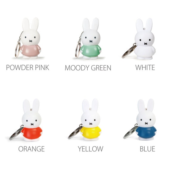 Miffy Atelier Pierre Key Chains 6 Colors Original Licensed Product / Key  Ring / Charms / Bag Backpack Key Holder Anime Japanese Bunny Rabbit 