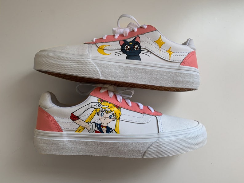 Sailor Moon Custom Vans | Etsy