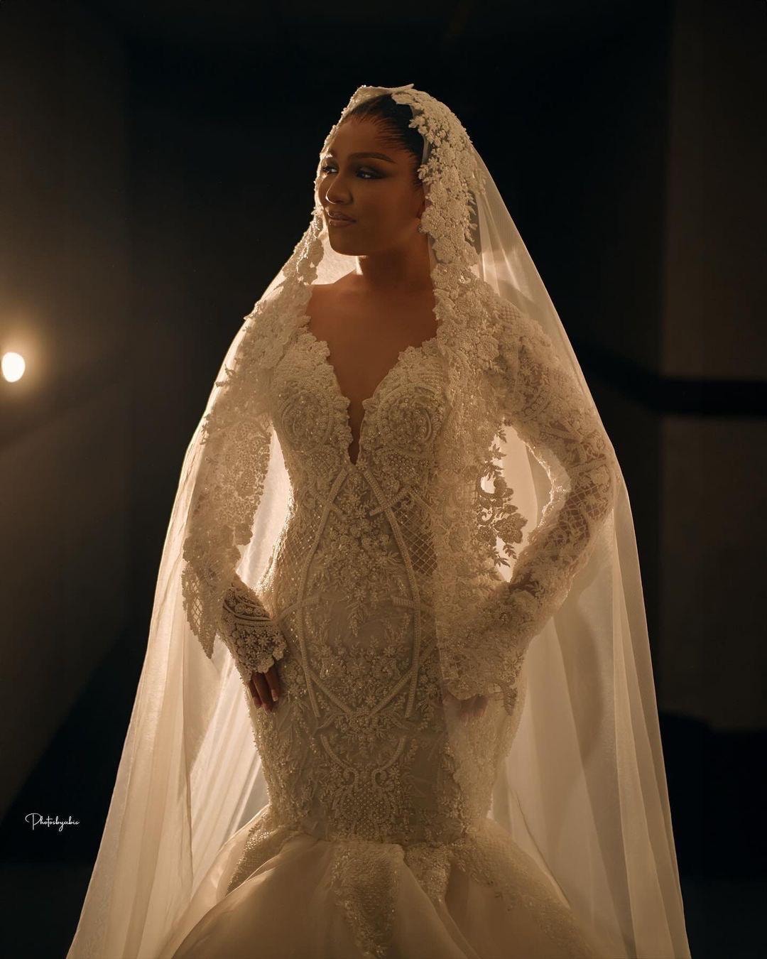 Luxury African Bridal Dress, Custom Bridal Dress, White Wedding Dress ...