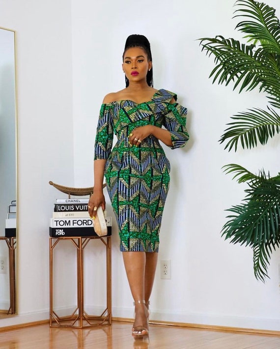 African Print Dress Ankara Dress Stylish African Print Dress African Clothing African Fashion Ankara Dress Etsy Hong Kong