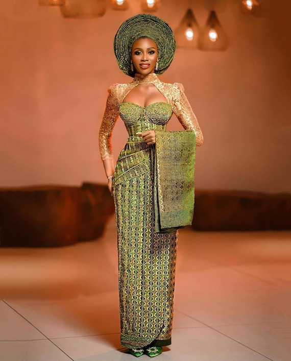 Luxury Bridal Dress, African Bride Dress, Elegant Dress, Yoruba Wedding  Dress, Igbo Bridal Dress, Luxury Wedding Dress, Asoebi Dress, Bridal - Etsy  Ireland