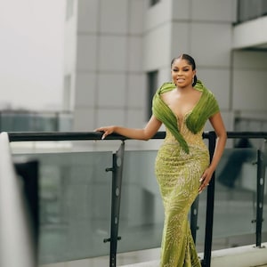 Luxury African bridal dress, Custom bridal dress, Igbo Bride, African clothing, African fashion, lace wedding dress, Igbo wedding dress