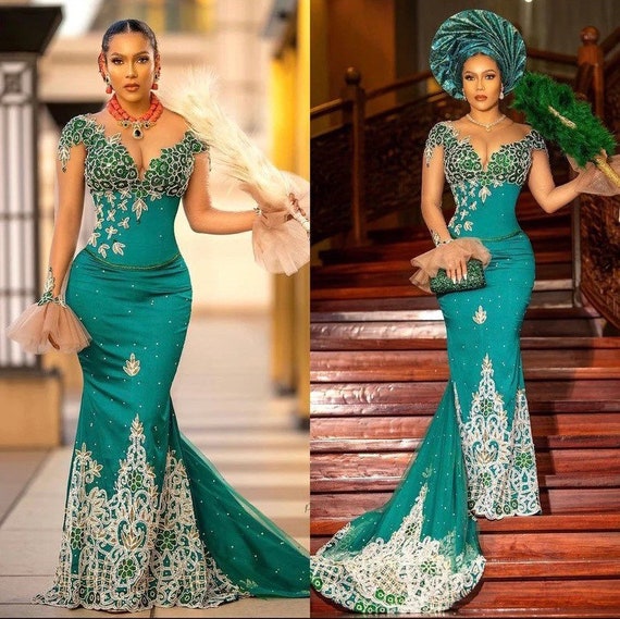Custom Luxury bridal dress, African Bride dress, Elegant dress, Stunning  bridal dress, Igbo Brid dress, Luxury wedding dress, igbo wedding