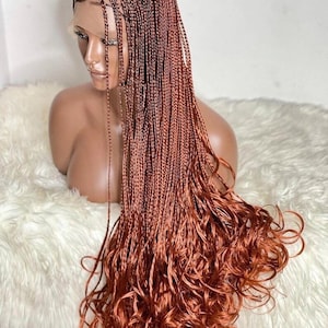 Curly Knotless braids | Goddess knotless braids
