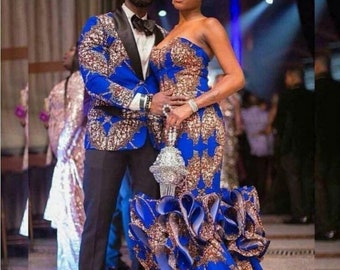 African couple matching set African two piece for couple Ankara matching set for couple African clothing for couple African couple outfit