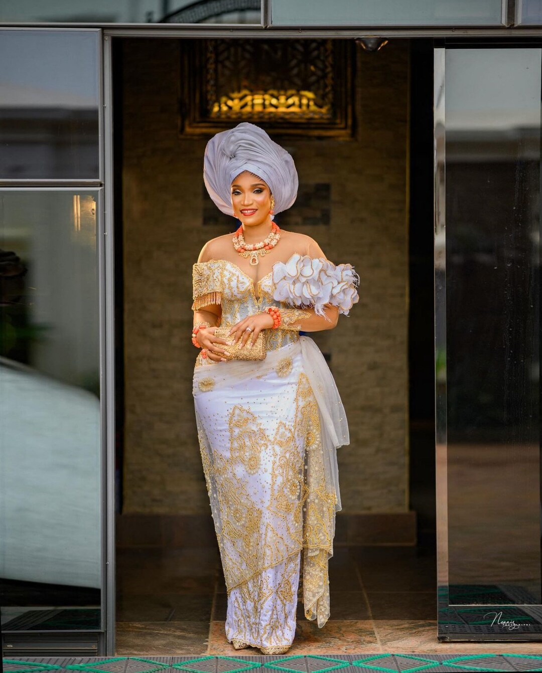 Luxury African Bridal Dress, Custom Bridal Dress, Igbo Bride, African ...