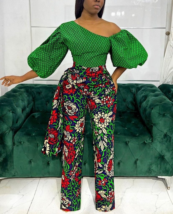 African 2025 print jumper