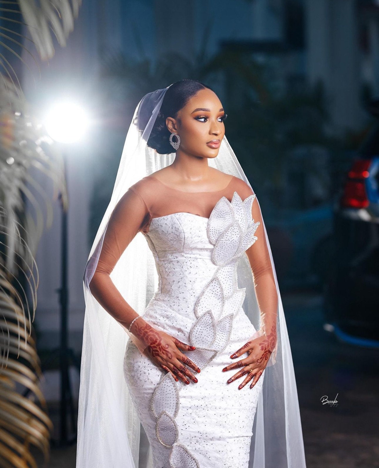 Luxury African Bridal Dress, Custom Bridal Dress, White Wedding Dress ...