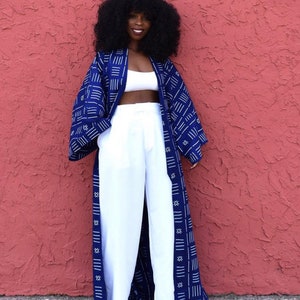 African kimono, Ankara maxi kimono, African jacket, African print kimono African clothing African fashion, Ankara kimono, Ankara trench coat