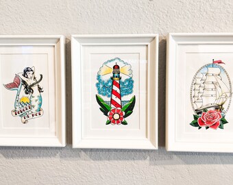 Original Tattoo Art Etsy