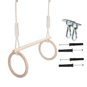 Columpio para bebés con barra trapecio MAMOI®, Anillas de gimnasia para interiores, Barras de mono Gorilla Gym, Equipos de dominadas de gimnasia para niños, Anillas olímpicas