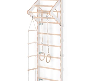 MAMOI® Swedish Ladder, Wooden Gorilla Gym for Kids, Indoor Baby - Main Image