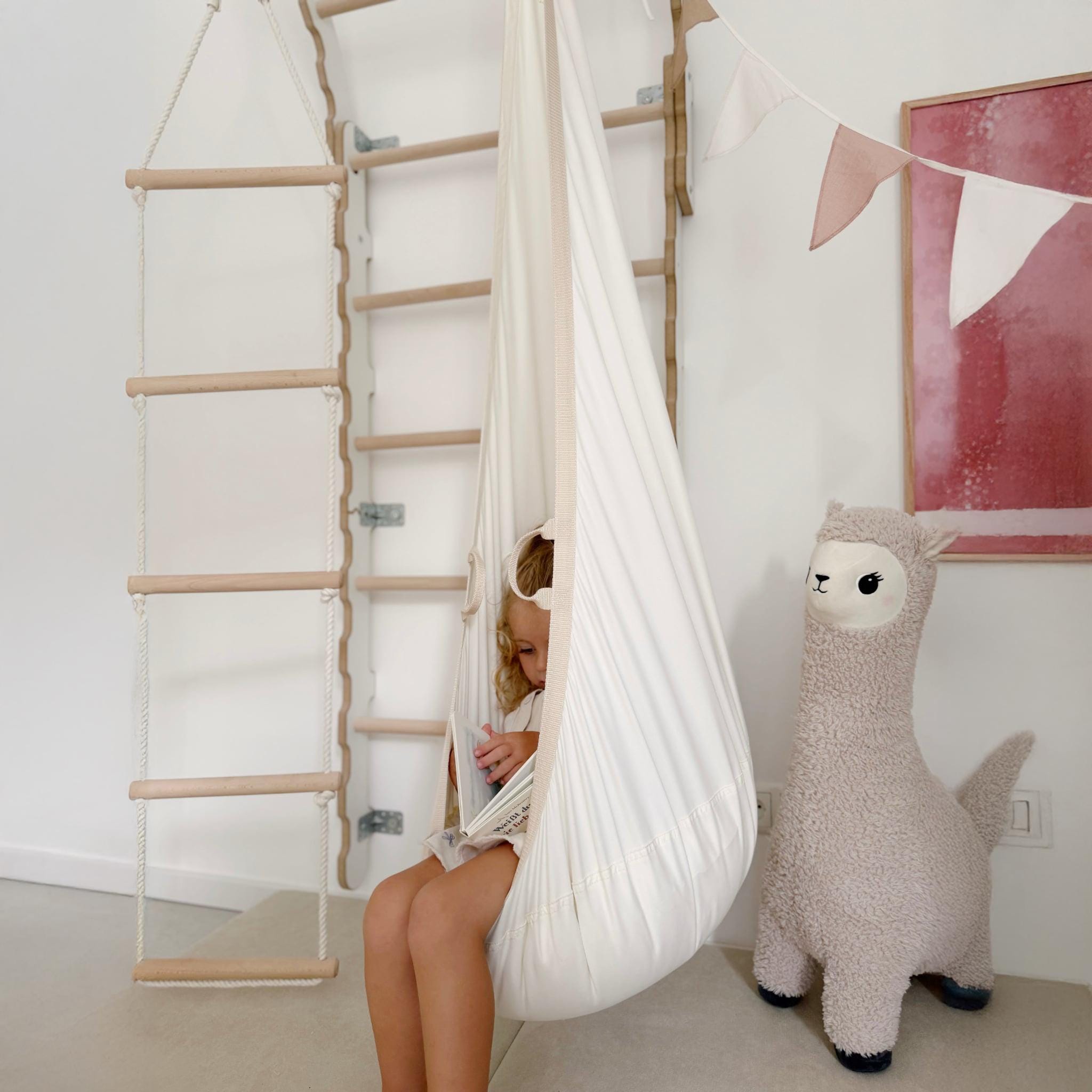 Altalena Per Bambini MAMOI® Seggiolino In Legno Da Casa Interno Per Bimbi