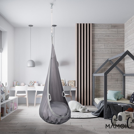 MAMOI Swing Hanging Chair Indoor Hammock Sensory Swing Seat for