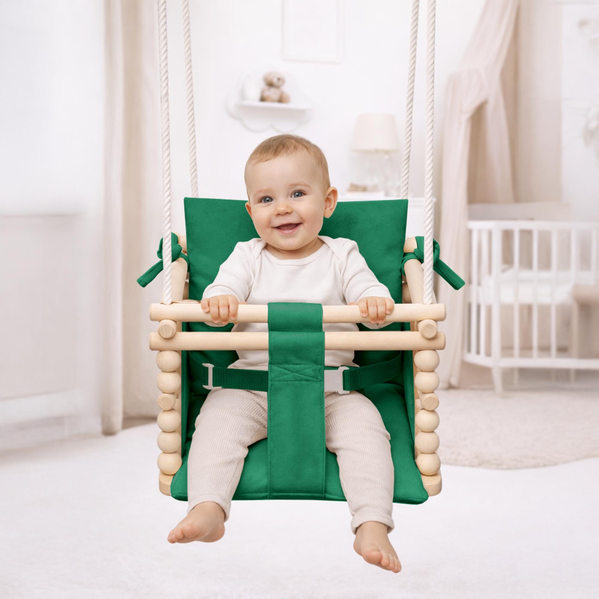 MAMOI®OUTLET! Sedia sospesa altalena, Amaca da interni, Sedile altalena sensoriale per camera da letto per bambini, Nido oscillante per porta bambino per autismo, Uovo da giardino - Italia