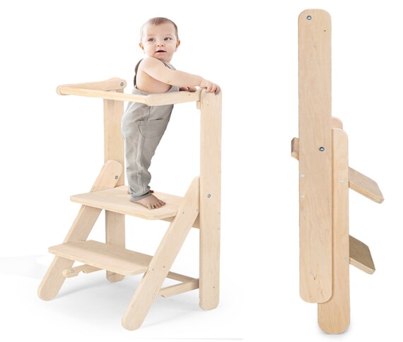 Tour d'apprentissage pliable pour enfants et tout-petits