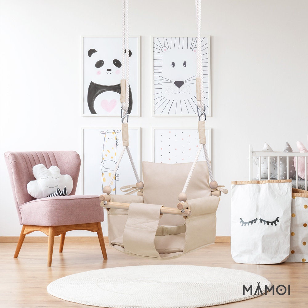 MAMOI® Baby Bouncer, Swing Seat, Indoor Rocking Bouncy Chair, Toddler Jolly  Jumper Rocker, Door Frame Swings, Jumpers and Bouncers Babies 