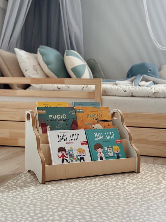 MAMOI® Book shelf for kids, Bookcase for childrens room, Small bookshelf for toddler, Child bookcases and shelves, Furniture for bedroom