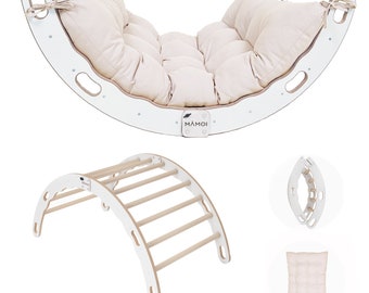 MAMOI® Aire de jeux pour tout-petits intérieure avec coussin, Coussin pour aire de jeux intérieure pour tout-petits, Dôme d'escalade pour bébés enfants, MADE EU