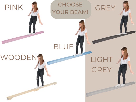 Trave Di Equilibrio Pieghevole COSTWAY 210cm - Per Bambini, Base In Legno, Antiscivolo, Con Maniglie - Foto 4