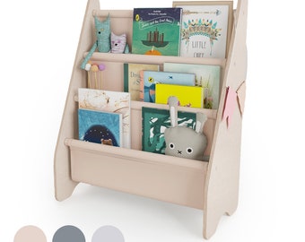 MAMOI® OUTLET!!  Book shelf for kids, Bookcase for childrens room, Small bookshelf for toddler, Child bookcases and shelves