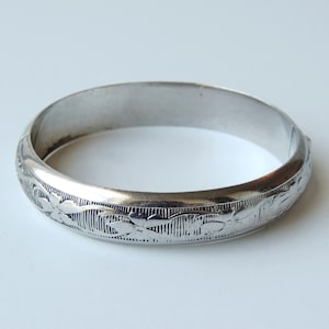 Brazalete Art Déco de plata esterlina