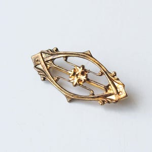 Ornate Art Deco Sterling Brooch