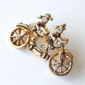 VTG-broche tandemfietsliefhebbers