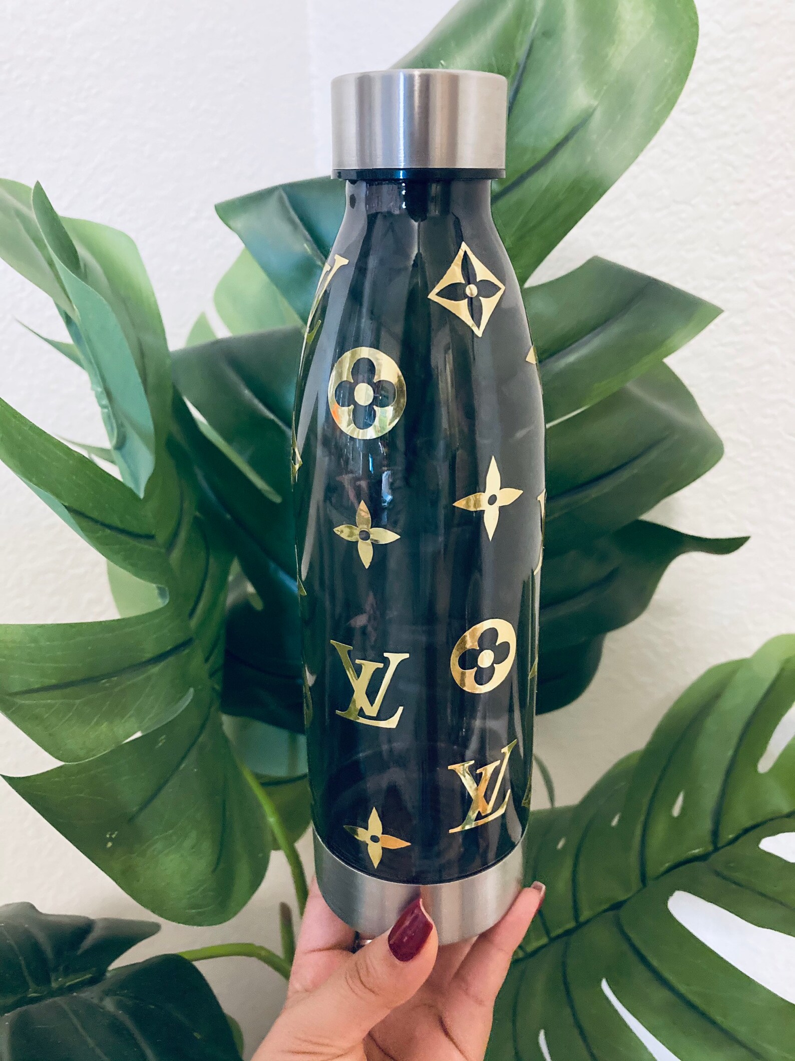 22oz Louis Vuitton Water Bottle skinny water bottle Etsy