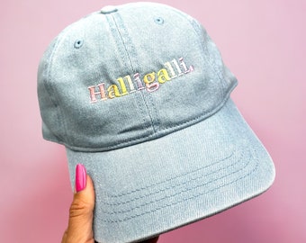 Halligalli Basecap Jeans Denim / blau / schwarz