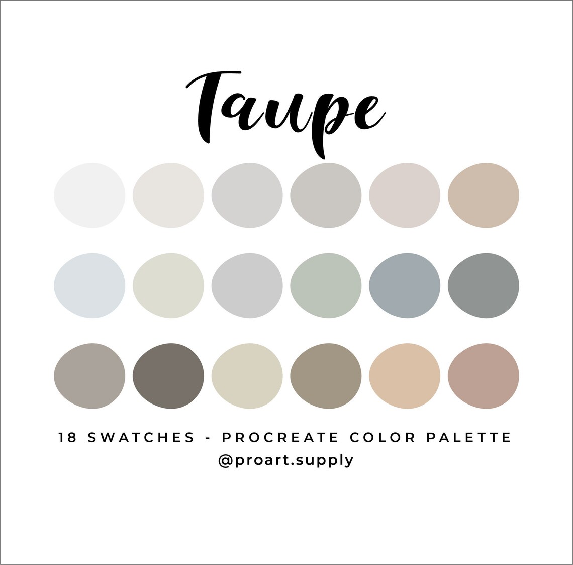 Simple Gray And Taupe Color Palette for Living room