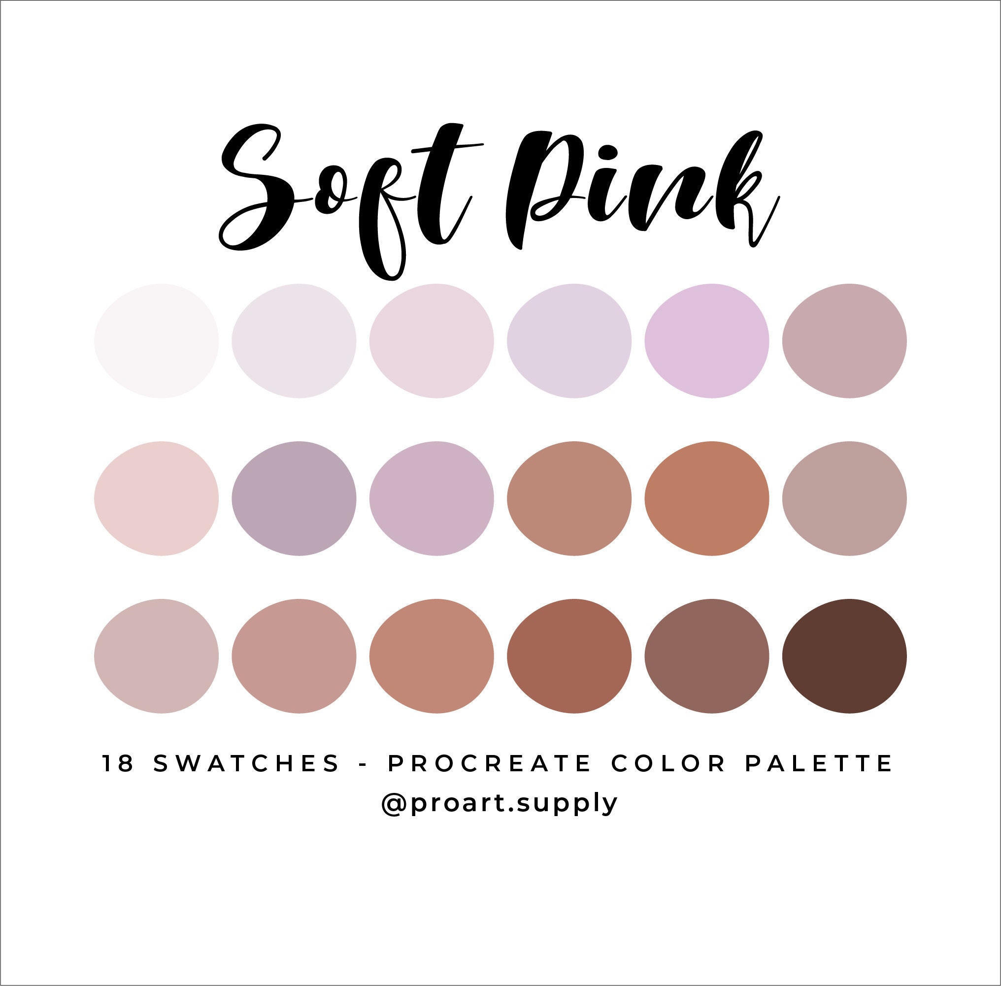 Soft Brown Color Palette