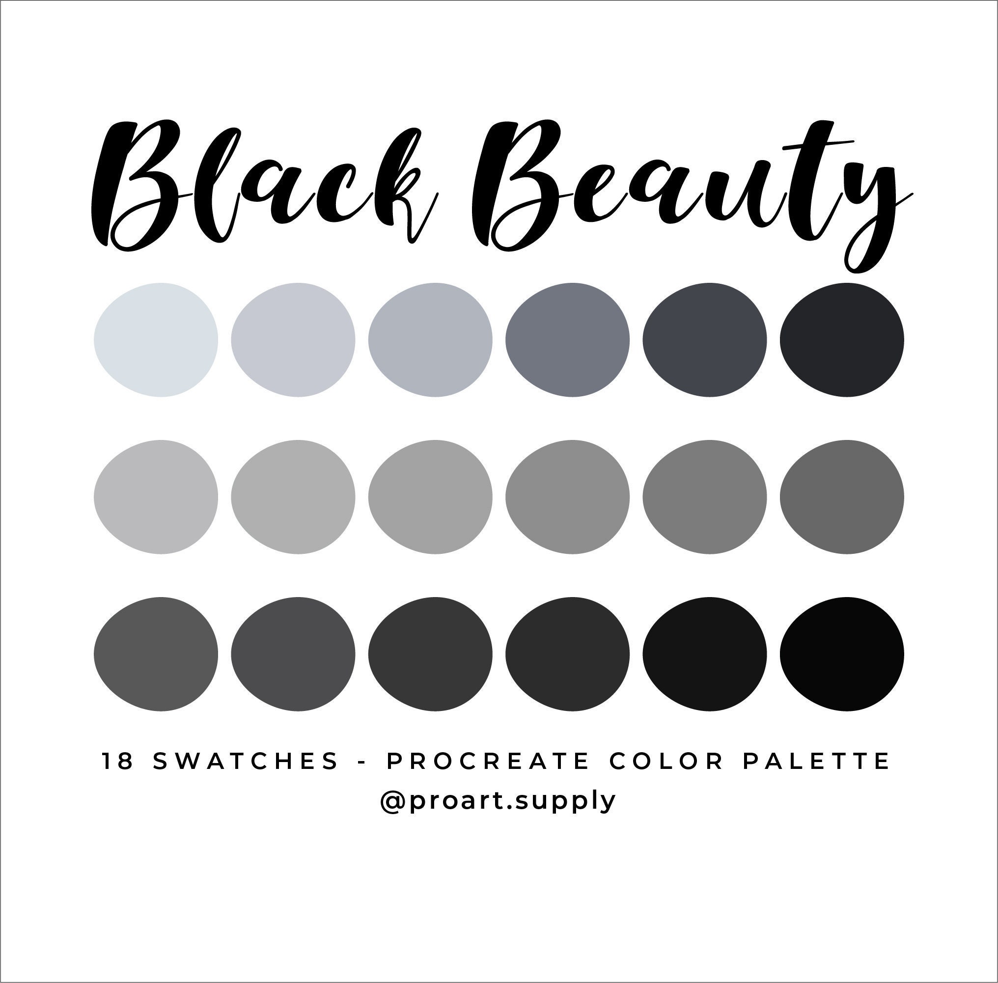 Black palette 2024