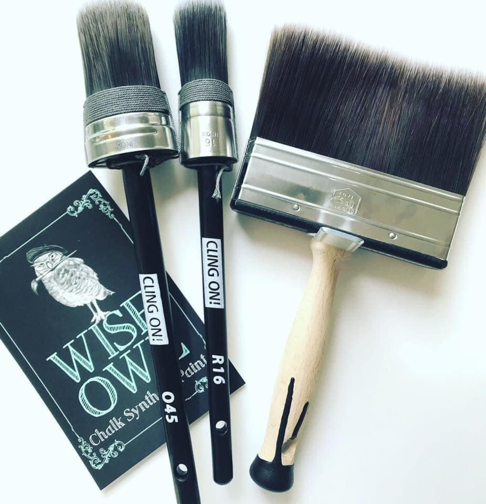 Cling On Paint Brushes Various Sizes and Shapes Etsy