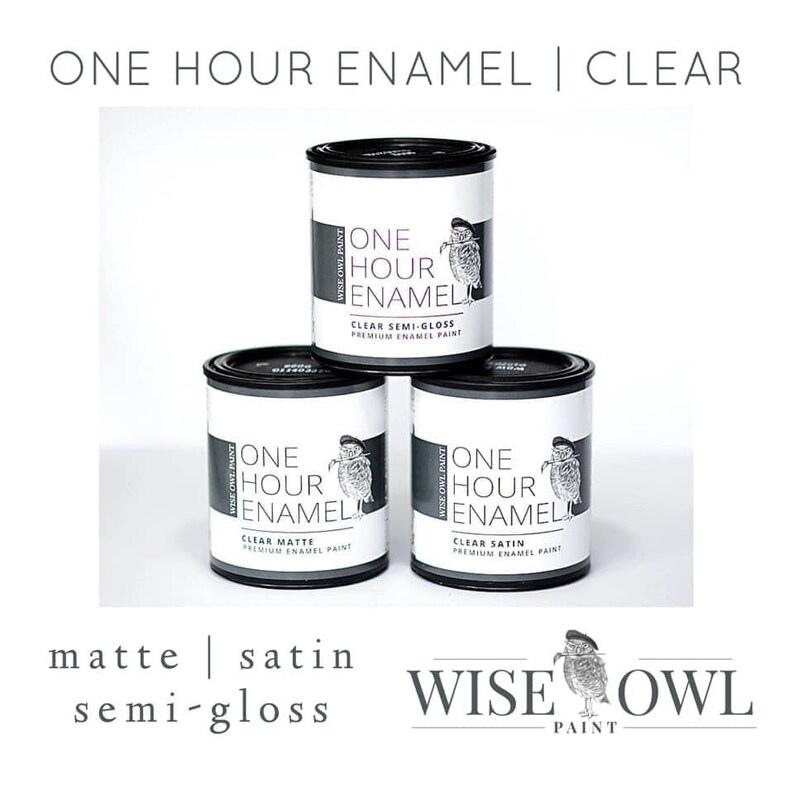 QUART Wise Owl One Hour Enamel Clear Paint Furniture Paint Etsy